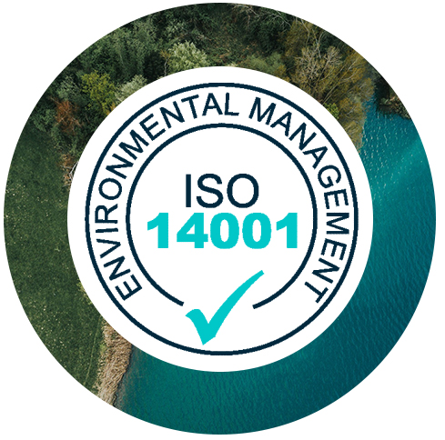 ISO 14001 Environmental Management certified